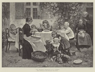 Das Frühstück der Kinder